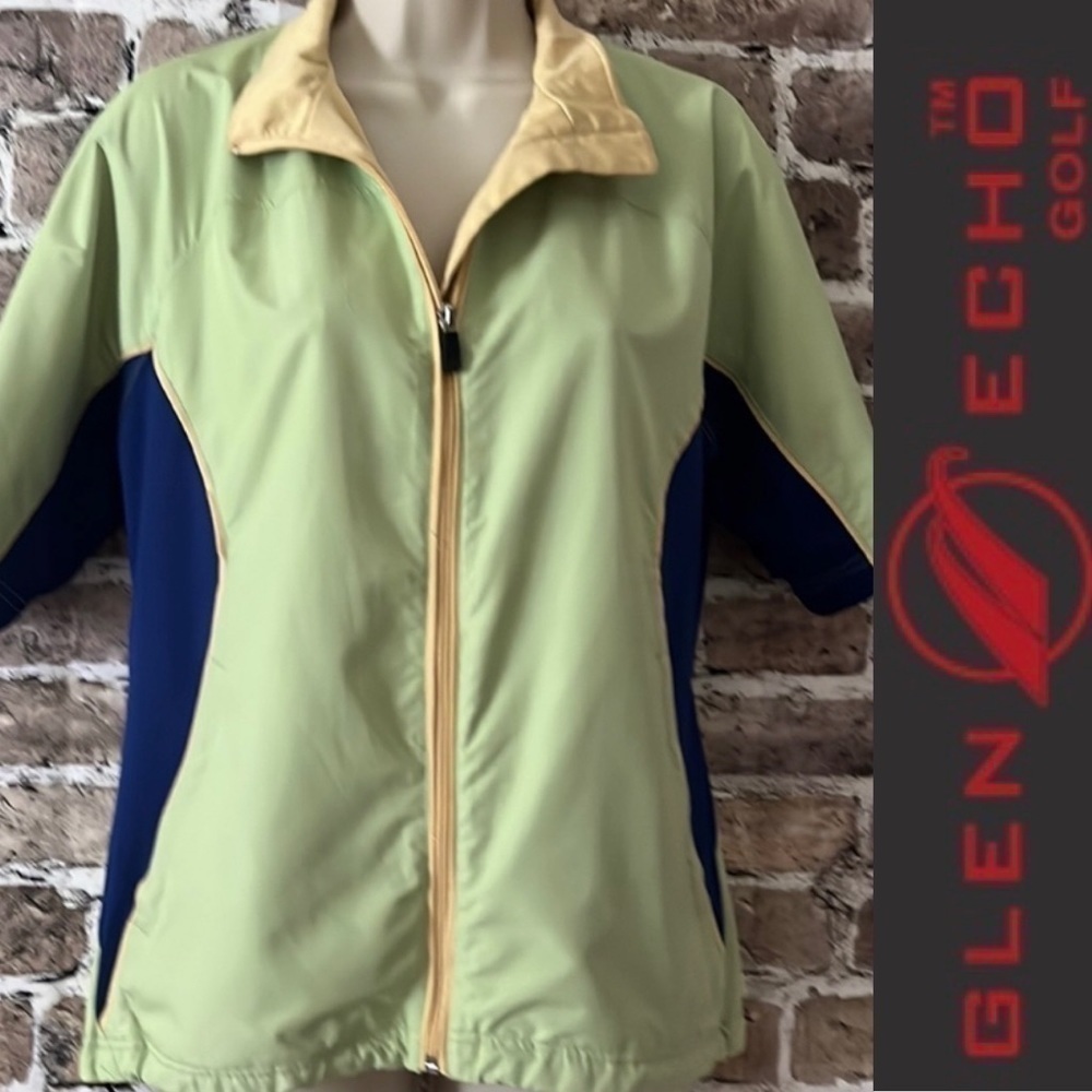 Glen Echo Short Sleeve Microfiber Wind‎ Jacket - Picture 2 of 6